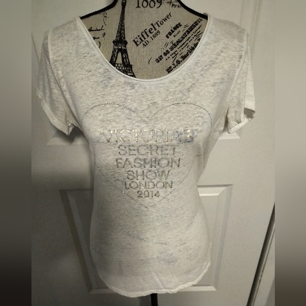Victoria's Secret White Fashion Show London Tee 2014